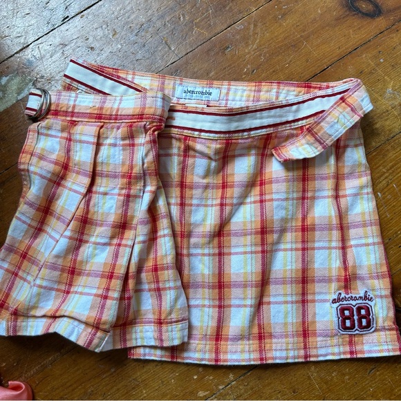 Vintage y2k abercrombie plaid mini skirt - Picture 5 of 6